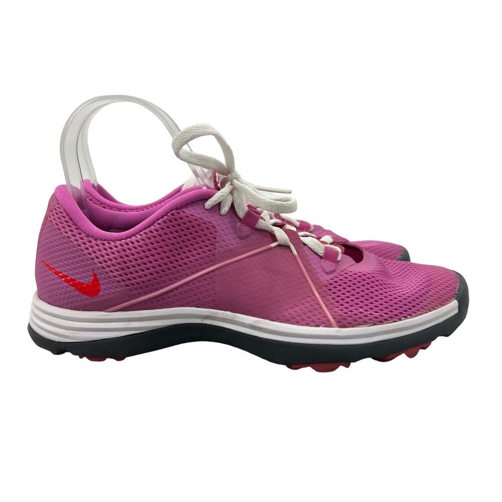 Nike Spikeless Golf Shoe Womens 7 Pink Summer Lite II Lightweight Mesh 628539